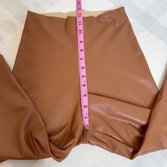 Commando Faux Leather Leggings Cocoa Size Small - Picture 9 of 11